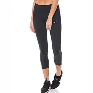 Nike tight fit crop length running pants